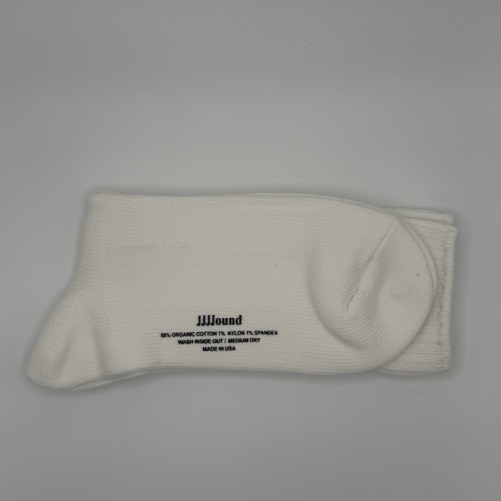 JJJJOUND WHITE TABI SOCKS — NEW WITH TAGS - Picture 3 of 6